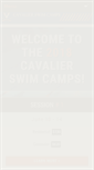 Mobile Screenshot of cavalierswimcamps.com